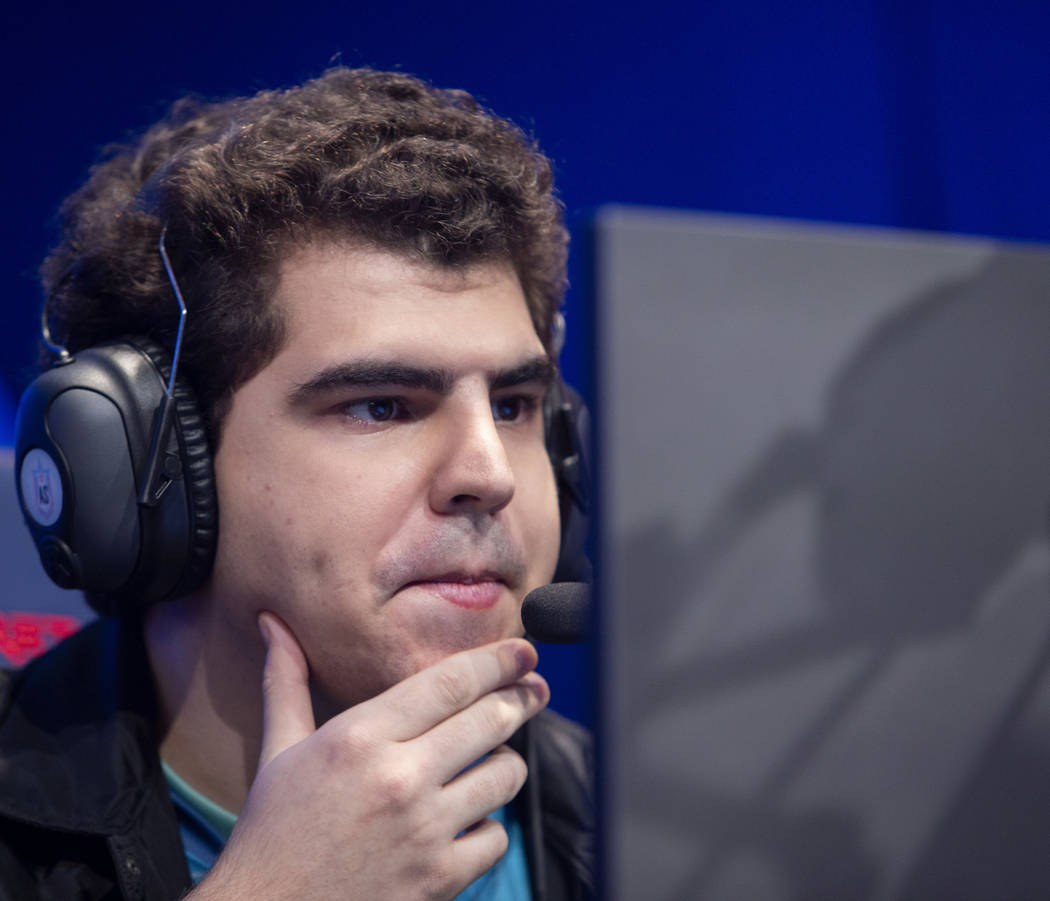 Gabriël Rau, known as "Bwipo" when he plays League of Legends, concentrates befo ...