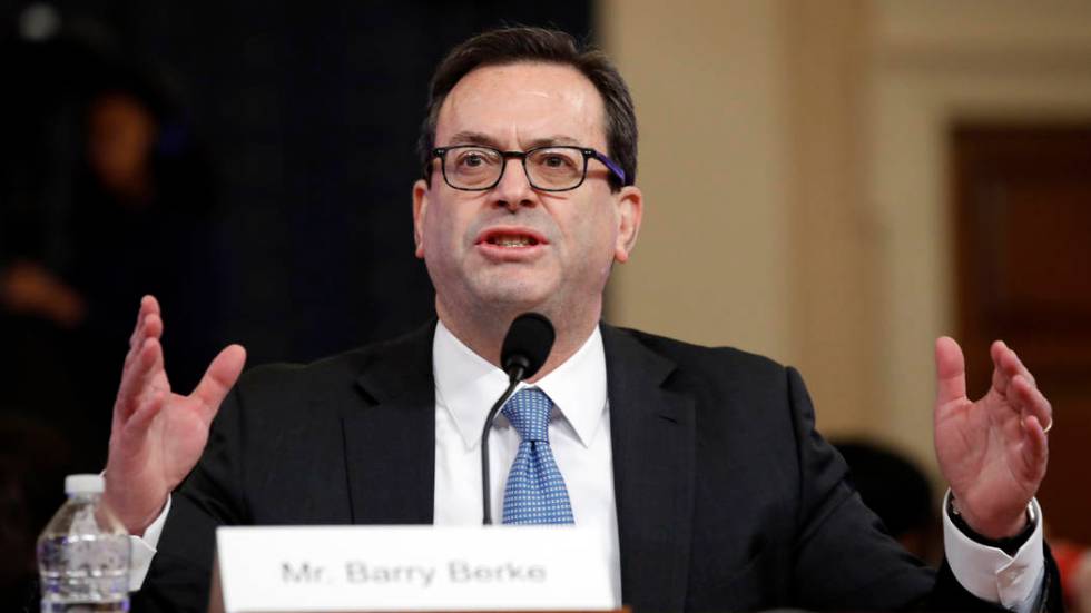 Democratic staff attorney Barry Berke testifies as the House Judiciary Committee hears investig ...