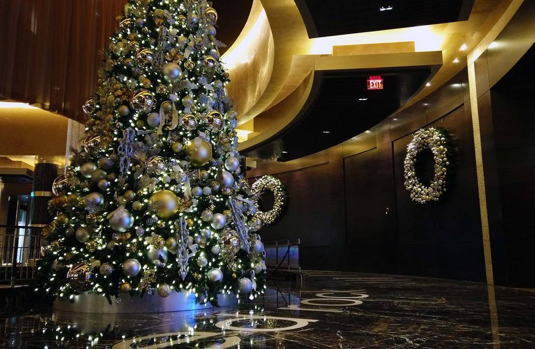 Red Rock Resort's two-story tall tree. (Courtesy, Red Rock Resorts)