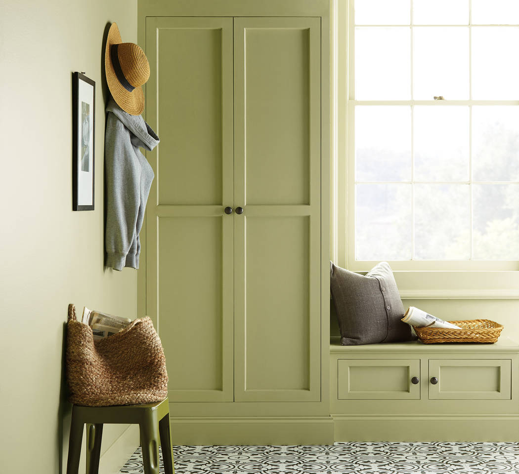 Behr This sage green hue called Back to Nature was chosen by Behr as its color of the year.