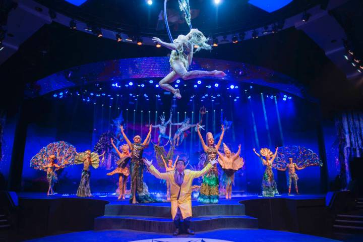 A scene from "Wow" is shown at the Rio. The show celebrated its 1,000th performance on Tuesday, ...