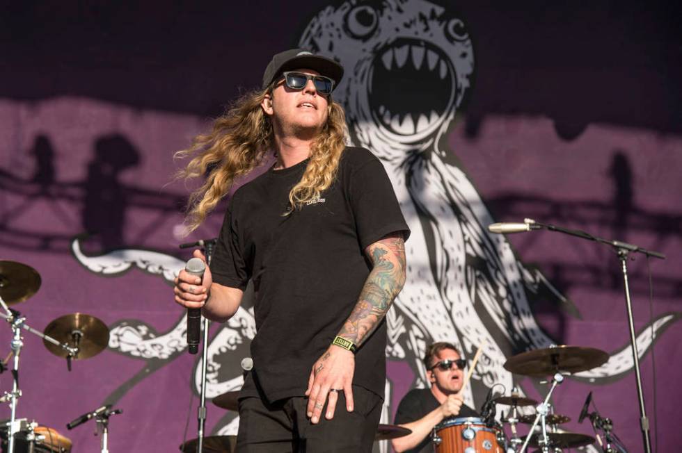 Dustin Bushnell of the Dirty Heads performs at BottleRock Napa Valley Music Festival at Napa Va ...