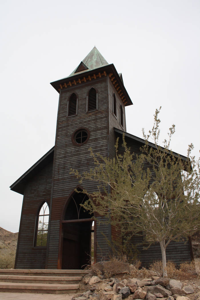 The church at Nellie E. Saloon doesn’t hold services. It's primarily used for photo oppo ...