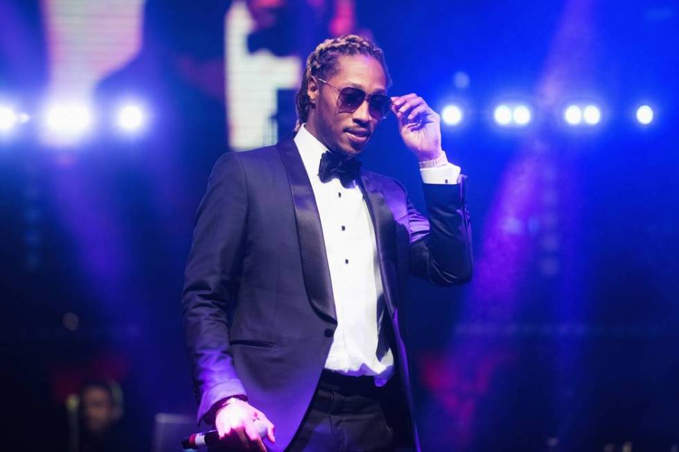 Rapper Future performs at Drai's Nightclub at The Cromwell. (Michael Kirschbaum)