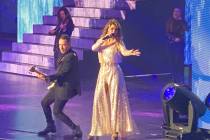 Shania Twain performs her "Let's Go" residency at Zappos Theater on Saturday, Dec. 7, 2019. (Jo ...