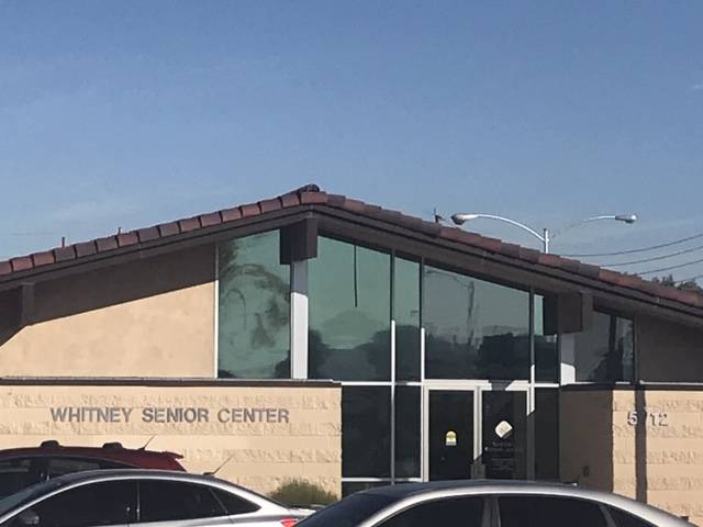 Whitney Senior Center is pictured Dec. 13 in southeast Las Vegas. (Julie Wootton-Greener/Las V ...
