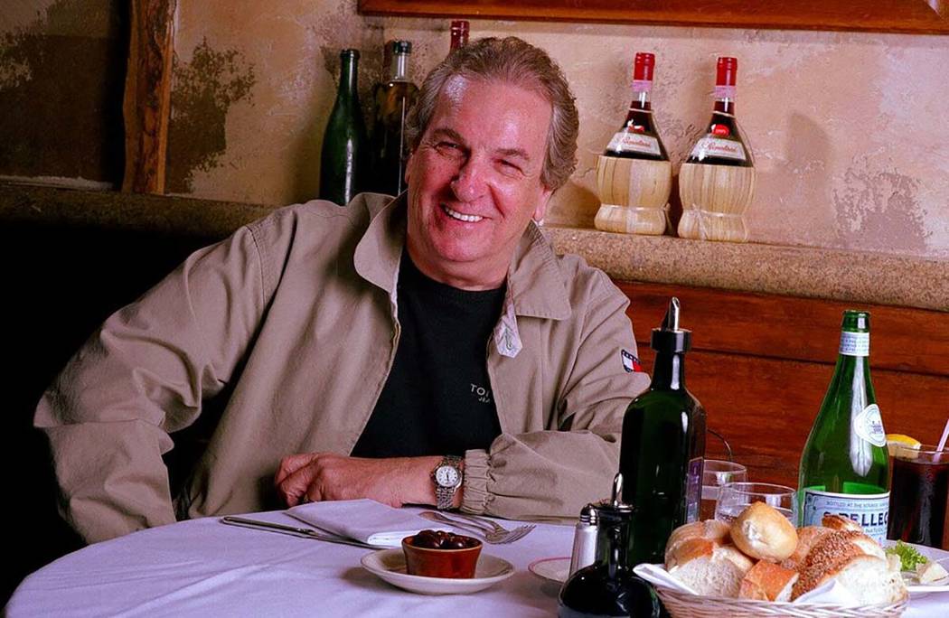 In a July 28, 2001, file photo, Danny Aiello poses for a photo at Gigino restaurant in New York ...