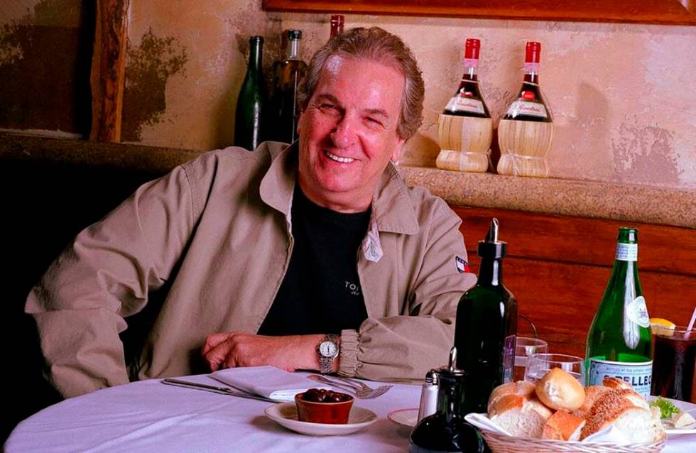 In a July 28, 2001, file photo, Danny Aiello poses for a photo at Gigino restaurant in New York ...