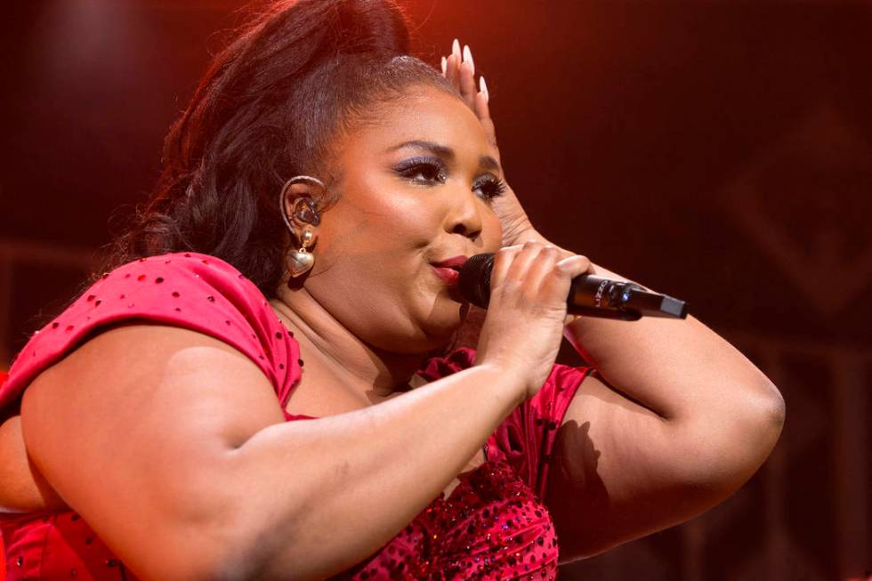 Lizzo performs in concert during Q102's iHeartRadio Jingle Ball 2019 at the Wells Fargo Center ...