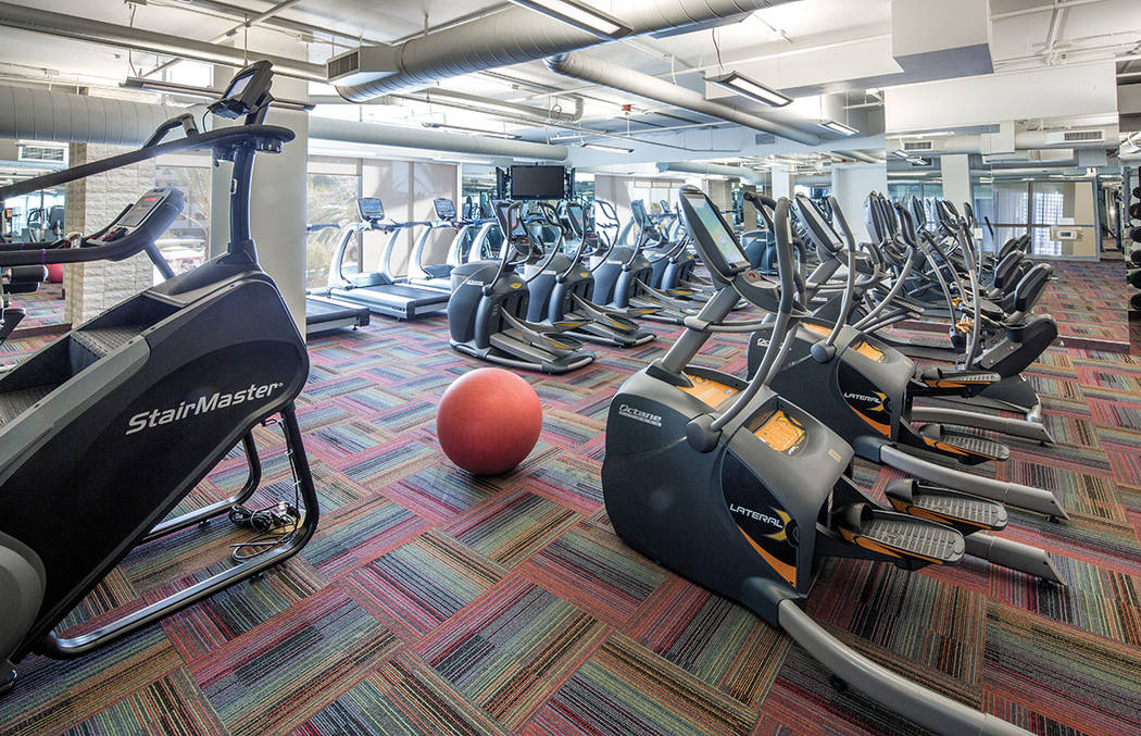 One Las Vegas features a fitness center. (One Las Vegas)