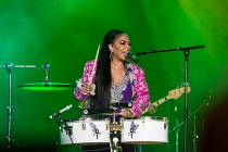 Sheila E. performs at the 2019 Essence Festival at the Mercedes-Benz Superdome, Friday, July 5, ...