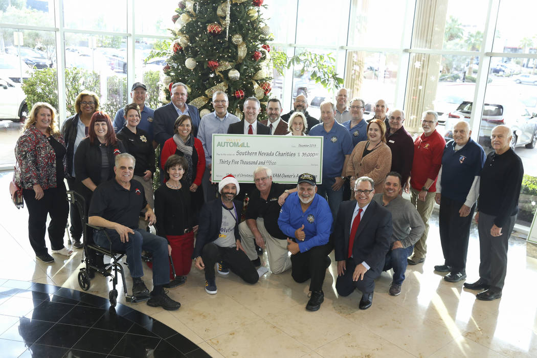 The Valley Automall’s Twelve Days of Christmas helped 14 Southern Nevada charities with contr ...