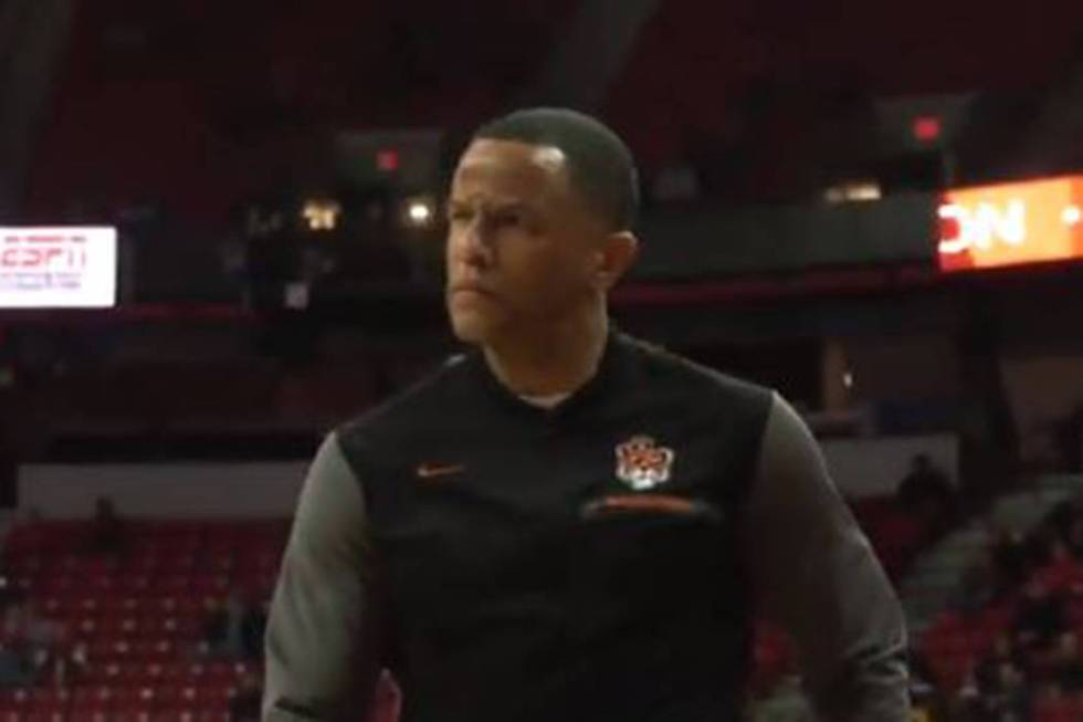 Pacific coach Damon Stoudamire reacts after being called for a technical foul Wednesday, Dec. 1 ...