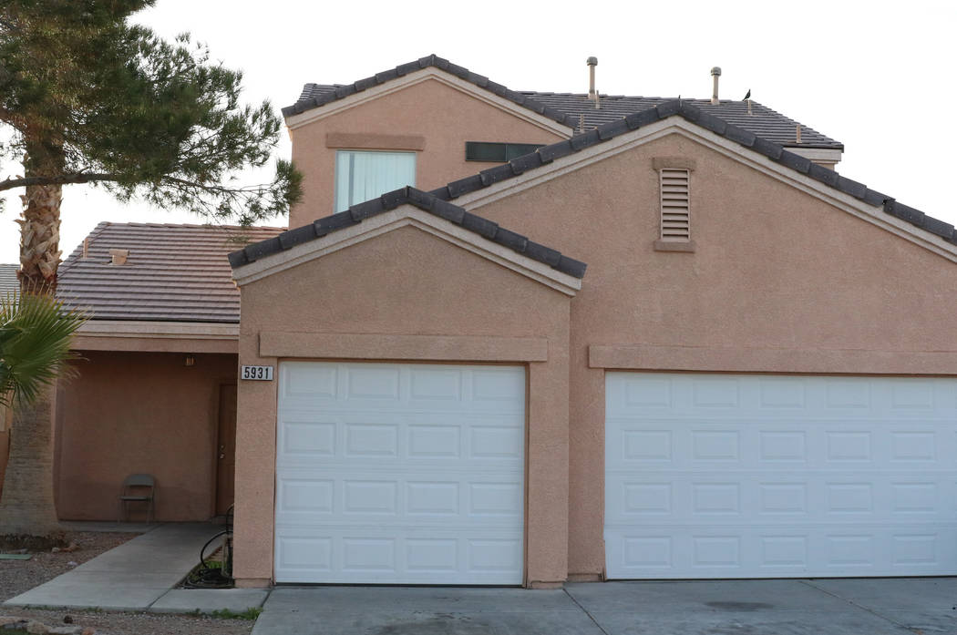 A house at East Tamara Costa Court where Calvin Leslie, not photographed, was renting it is see ...