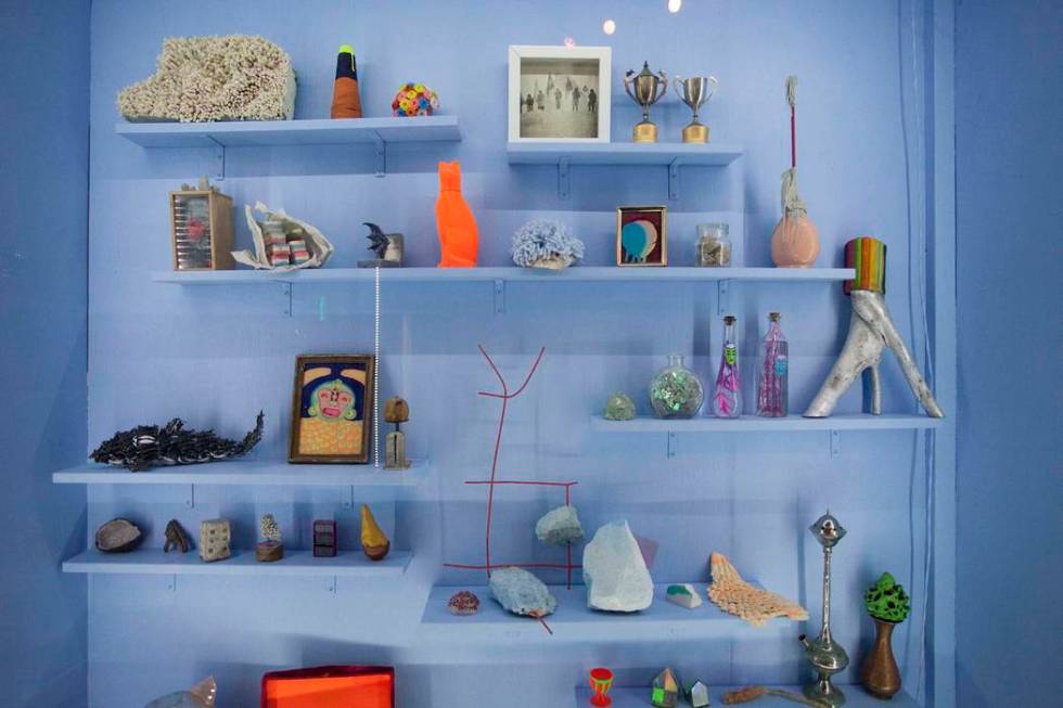 A display in Meow Wolf House of Eternal Return shows peculiar objects. (Kate Russell, Courtesy ...