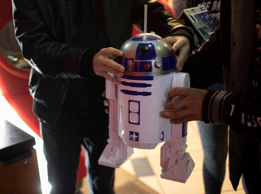 The Star Wars: The Rise of Skywalker premiere at AMC Town Square 8 offered R2-D2 popcorn bucket ...