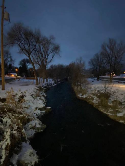 The Portneuf River as shown in Lava Hot Springs, Idaho. (John Katsilometes/Las Vegas Review-Jou ...