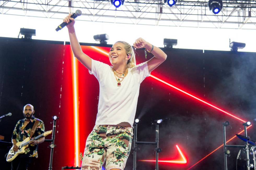 Hayley Kiyoko performs at the Coachella Music & Arts Festival at the Empire Polo Club on Su ...