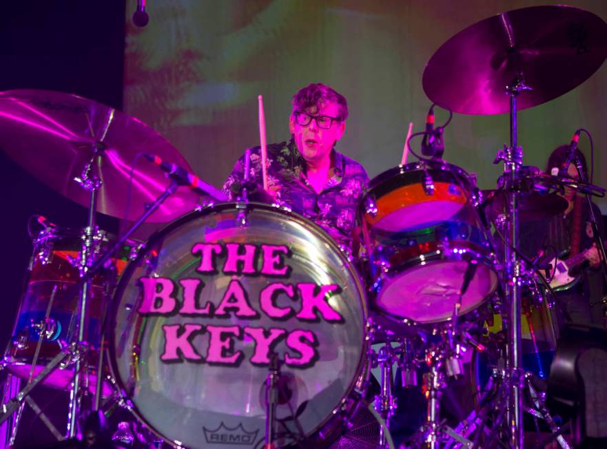 Patrick Carney of The Black Keys performs in concert during their "Let's Rock Tour" a ...