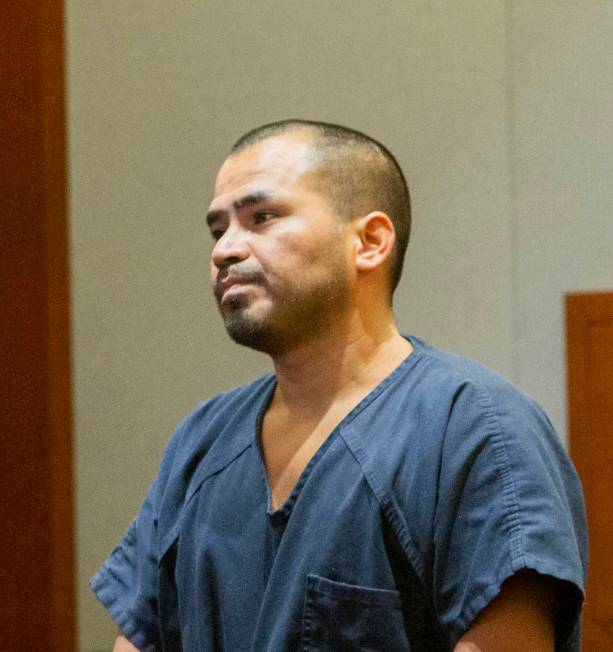 Gerardo Aparicio, 35, charged for murder, appears at his court hearing at the Regional Justice ...