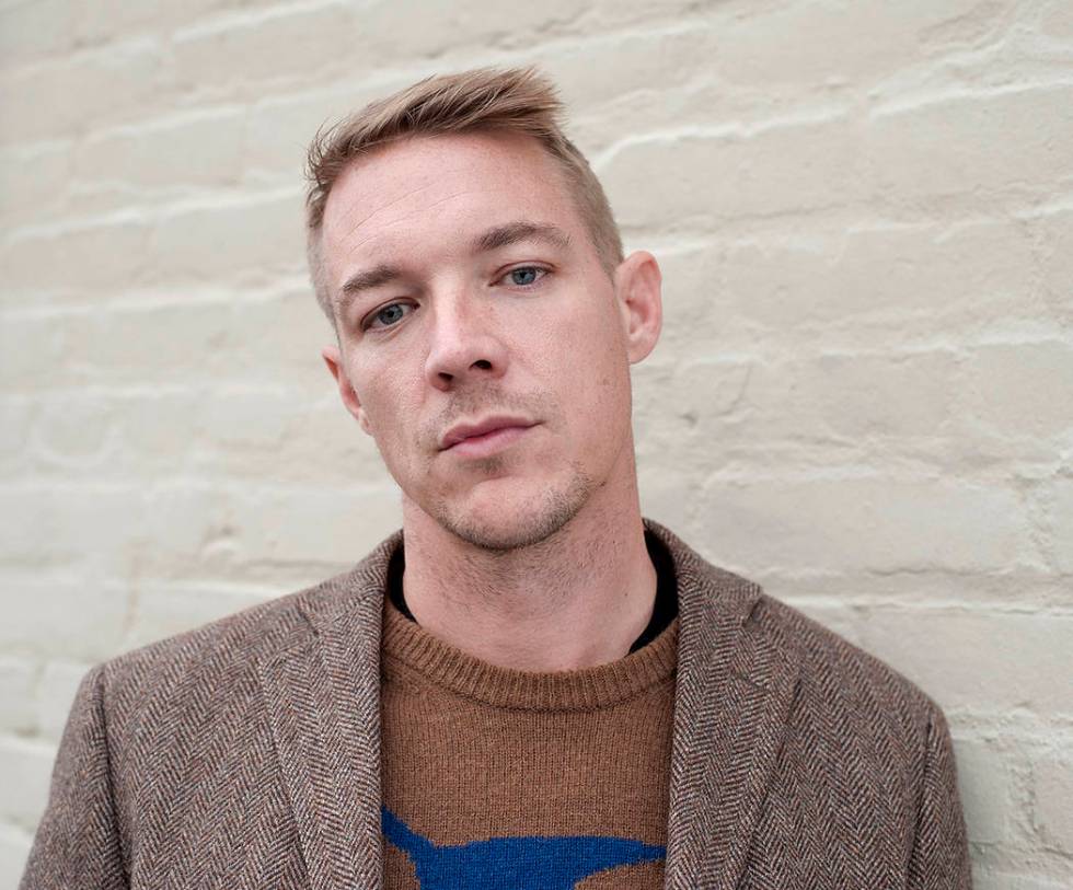 DJ and music producer Diplo poses for a portrait at the Mad Decent Studios on Thursday, Feb. 7, ...