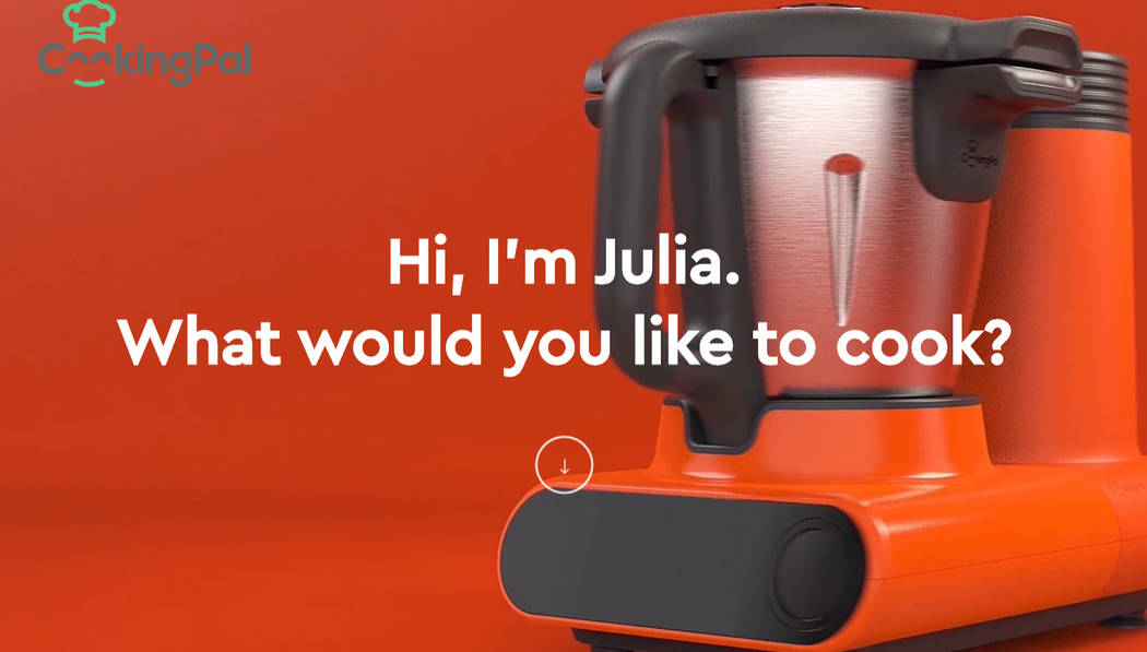 Julia is the intelligent autonomous cooking system being introduced by TecPal Ltd. during CES ( ...
