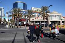 Silver City Plaza on the Strip at Convention Center Drive in Las Vegas Thursday, Jan. 2, 2020. ...