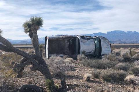 One person was killed Saturday in a single vehicle rollover crash on U.S. 95 northbound near th ...