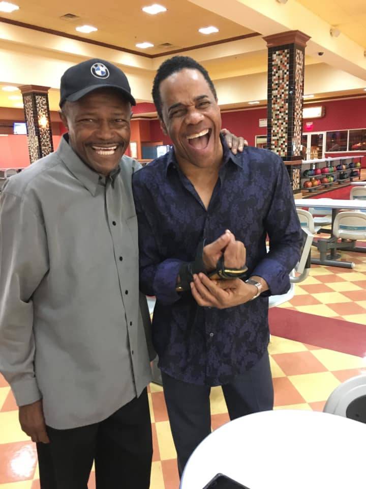 Gregg Austin, founder of Gregg Austin's M Town & More, is shown with his longtime friend Earl T ...