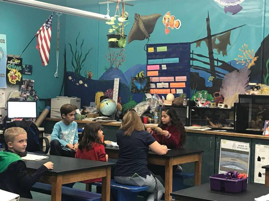 McDoniel Elementary School's marine lab in Henderson is pictured Jan. 16, 2020. (Julie Wootton- ...