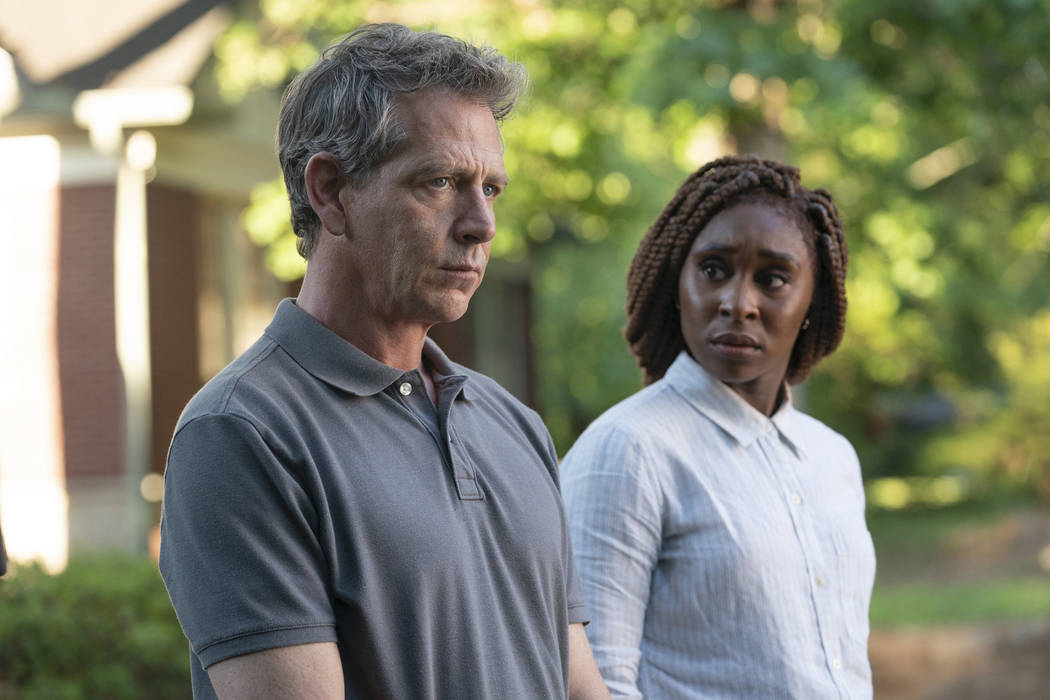 Ben Mendelsohn and Cynthia Erivo in "The Outsider." (Bob Mahoney/HBO)