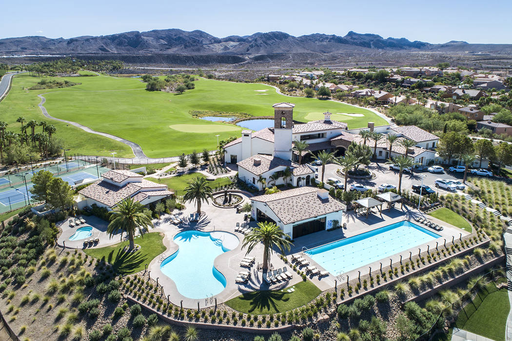 The Lake Las Vegas community in Henderson. (Las Vegas Review-Journal file)