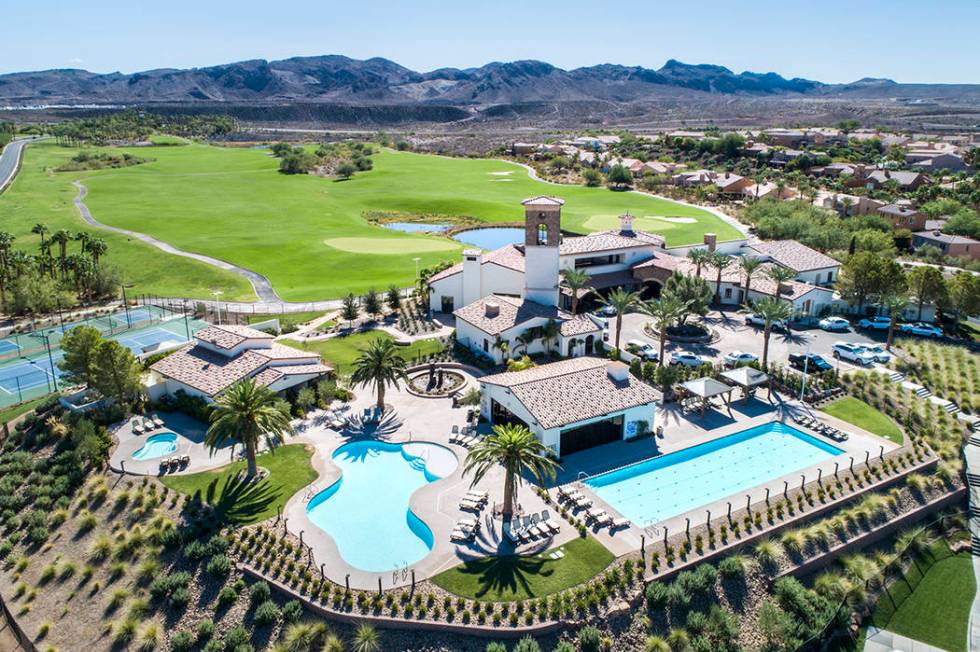 The Lake Las Vegas community in Henderson. (Las Vegas Review-Journal file)