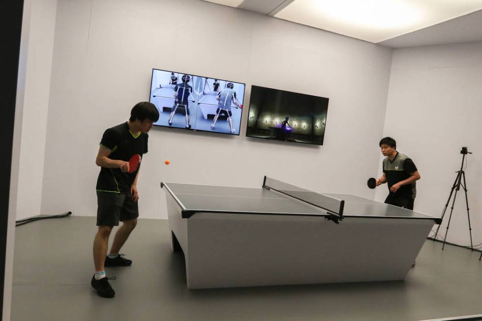 Sony Corporation's ping pong demonstration shows how they've incorporated broadcast cameras wit ...