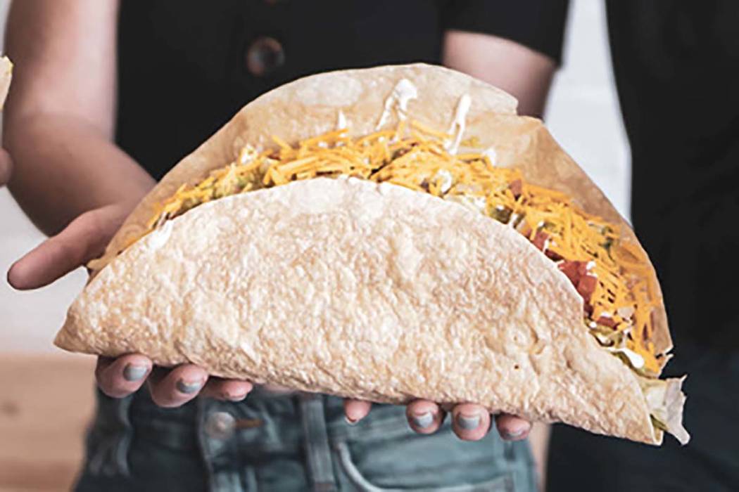 Giant Taco at Tacotarian. (Paulo Balos)