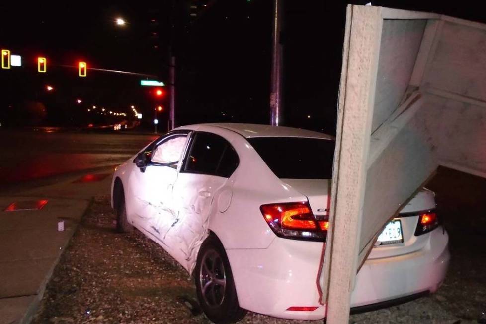 Officers were called to the intersection of Blue Diamond Road and El Capitan Way around 5 a.m. ...