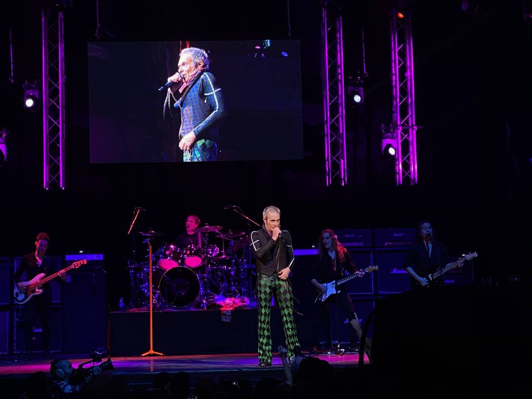 David Lee Roth performs at House of Blues at Mandalay Bay on Friday, Jan. 10, 2020. (John Katsi ...