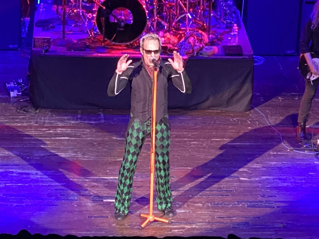 David Lee Roth performs at House of Blues at Mandalay Bay on Friday, Jan. 10, 2020. (John Katsi ...