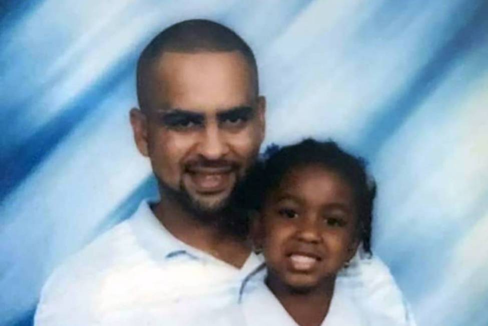 Randall Johnson, 49, poses with his daughter, Makayla Johnson, who is now 18 years old. Family ...