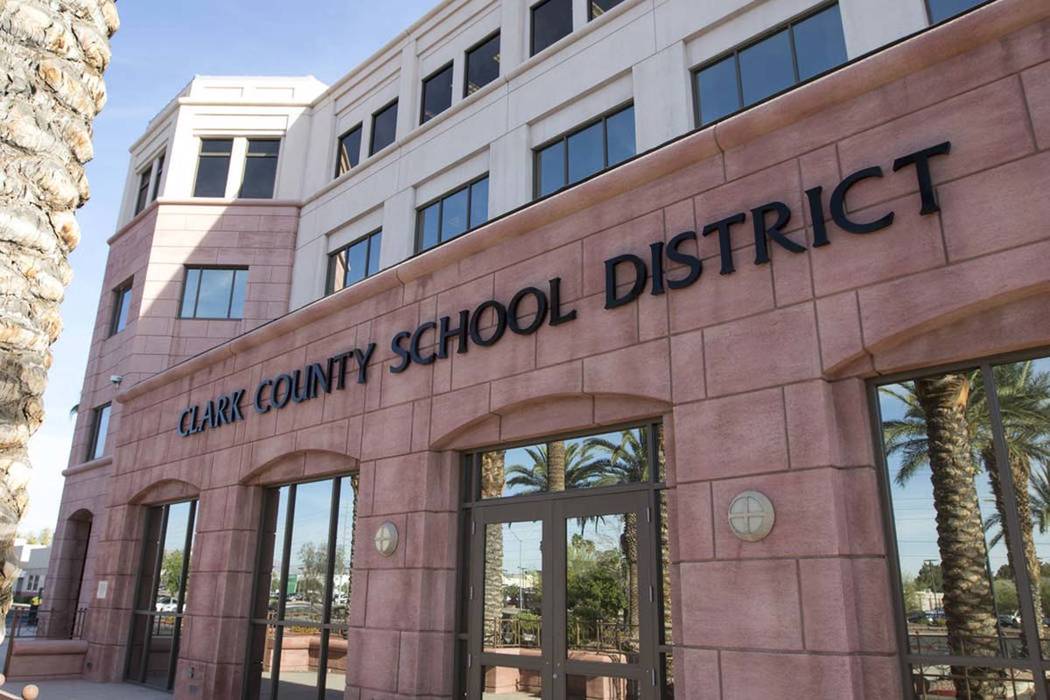 Clark County School District administration building in Las Vegas (Richard Brian/Las Vegas Revi ...
