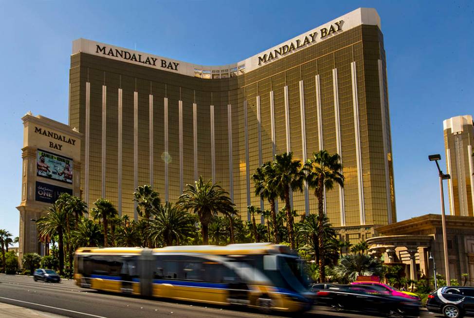 The Mandalay Bay on the Las Vegas Strip. (L.E. Baskow/Las Vegas Review-Journal) @Left_Eye_Images