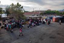 The Courtyard Homeless Resource Center in Las Vegas, Wednesday, July 24, 2019. (Rachel Aston/La ...