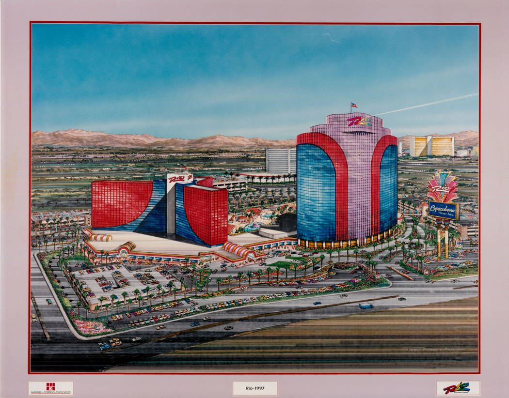 This Aug. 7, 1995 rendering shows the Rio in Las Vegas. (Rio)