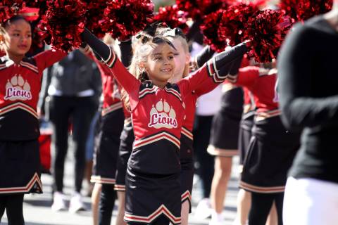 Mila NcNealy, 9, and the Somerset Academy Lossee float in the 37th Annual Dr. Martin Luther Kin ...