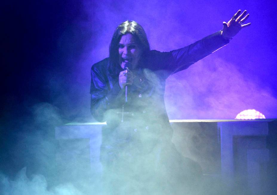 A Nov. 24, 2019, file photo shows Ozzy Osbourne performing at the American Music Awards in Los ...