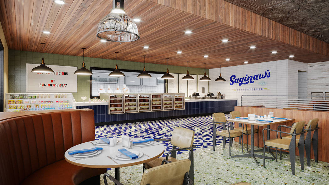 Rendering of Saginaw's Delicatessen at Circa. (PUNCH Architecture)