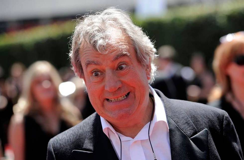 In a Saturday, Aug. 21, 2010, file photo, Terry Jones arrives at the Creative Arts Emmy Awards ...