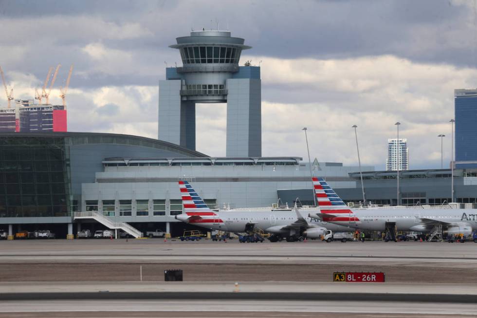 McCarran International Airport in Las Vegas, on Thursday, Nov. 21, 2019. (Erik Verduzco / Las V ...