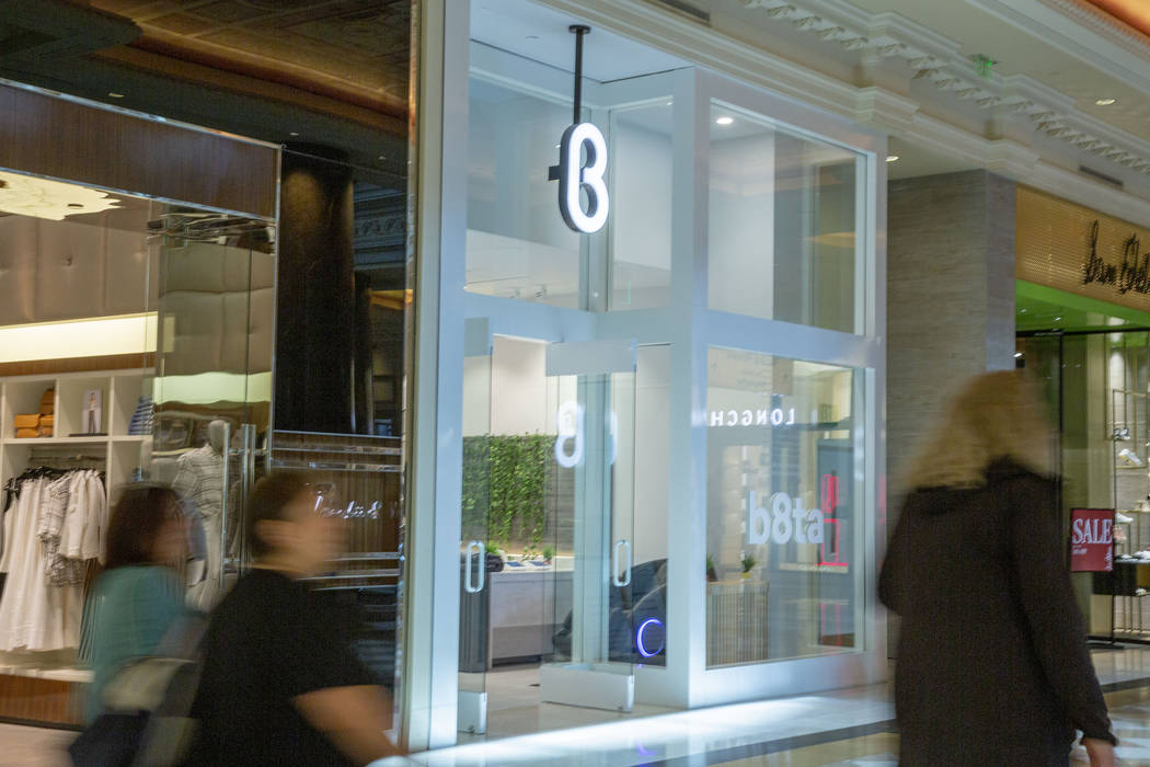 The recently opened b8ta storefront is seen at Forum Shops at Caesars Palace in Las Vegas on We ...