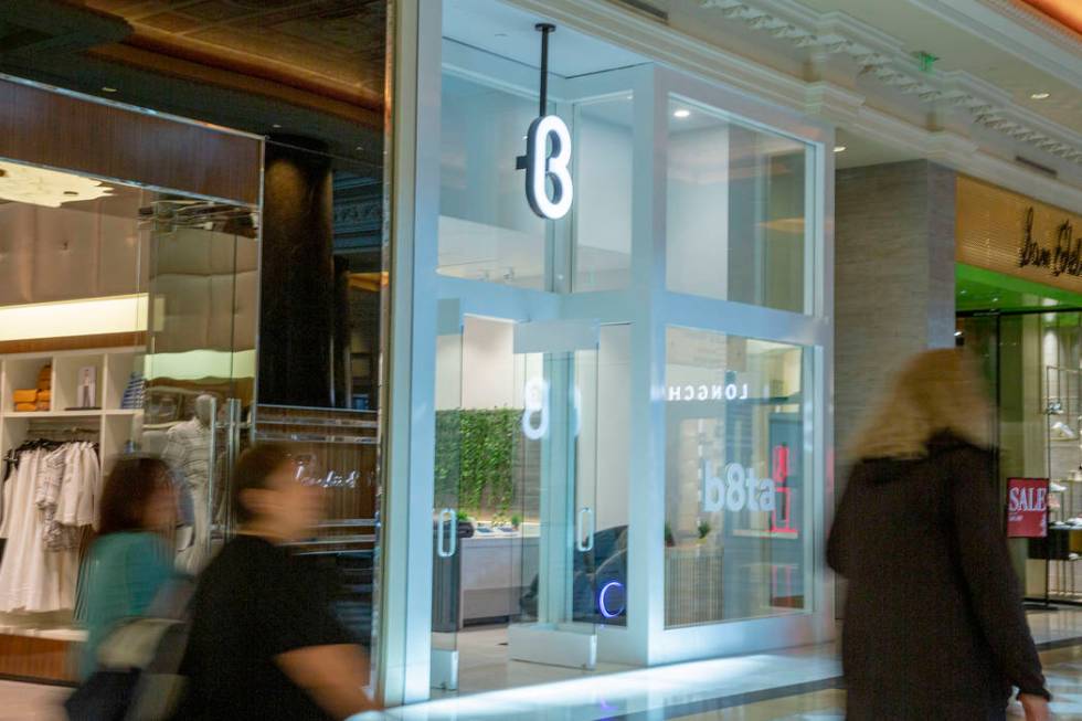 The recently opened b8ta storefront is seen at Forum Shops at Caesars Palace in Las Vegas on We ...